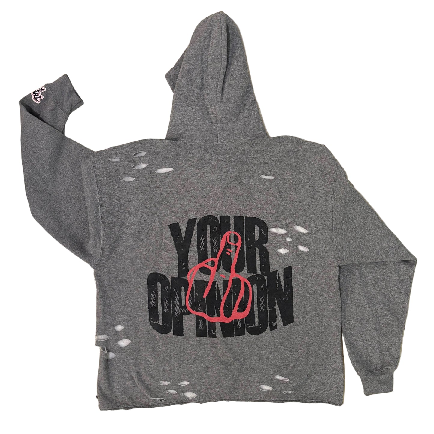 “Keep your opinions” cropped tee
