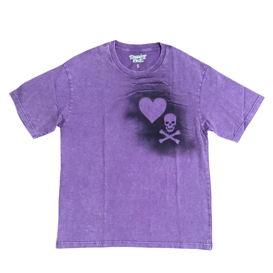 “Rock Bottom” Acid wash tee