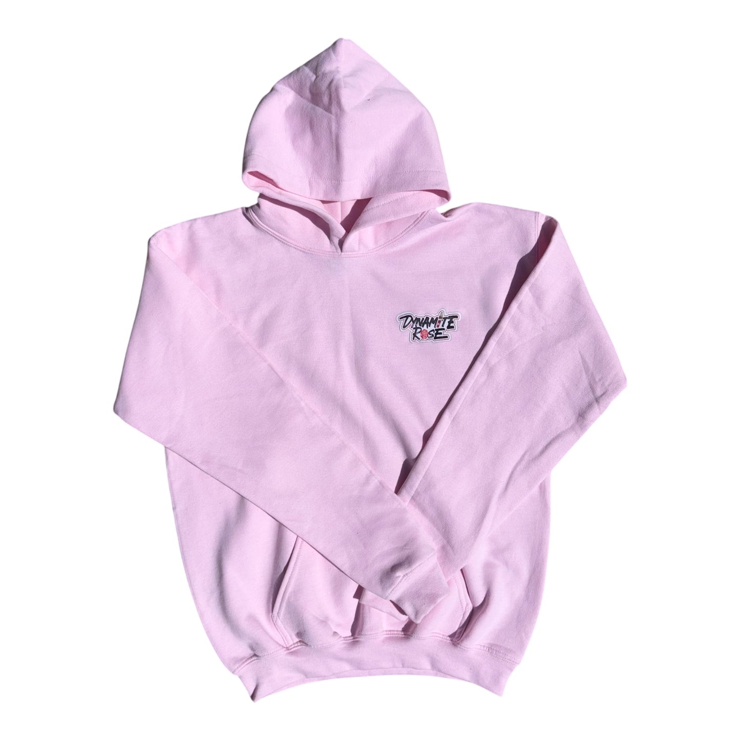 PINK logo hoodie EXTRA SMALL