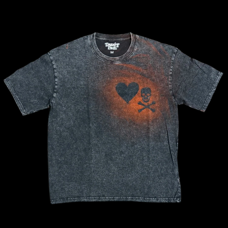 “Rock Bottom” Acid wash tee