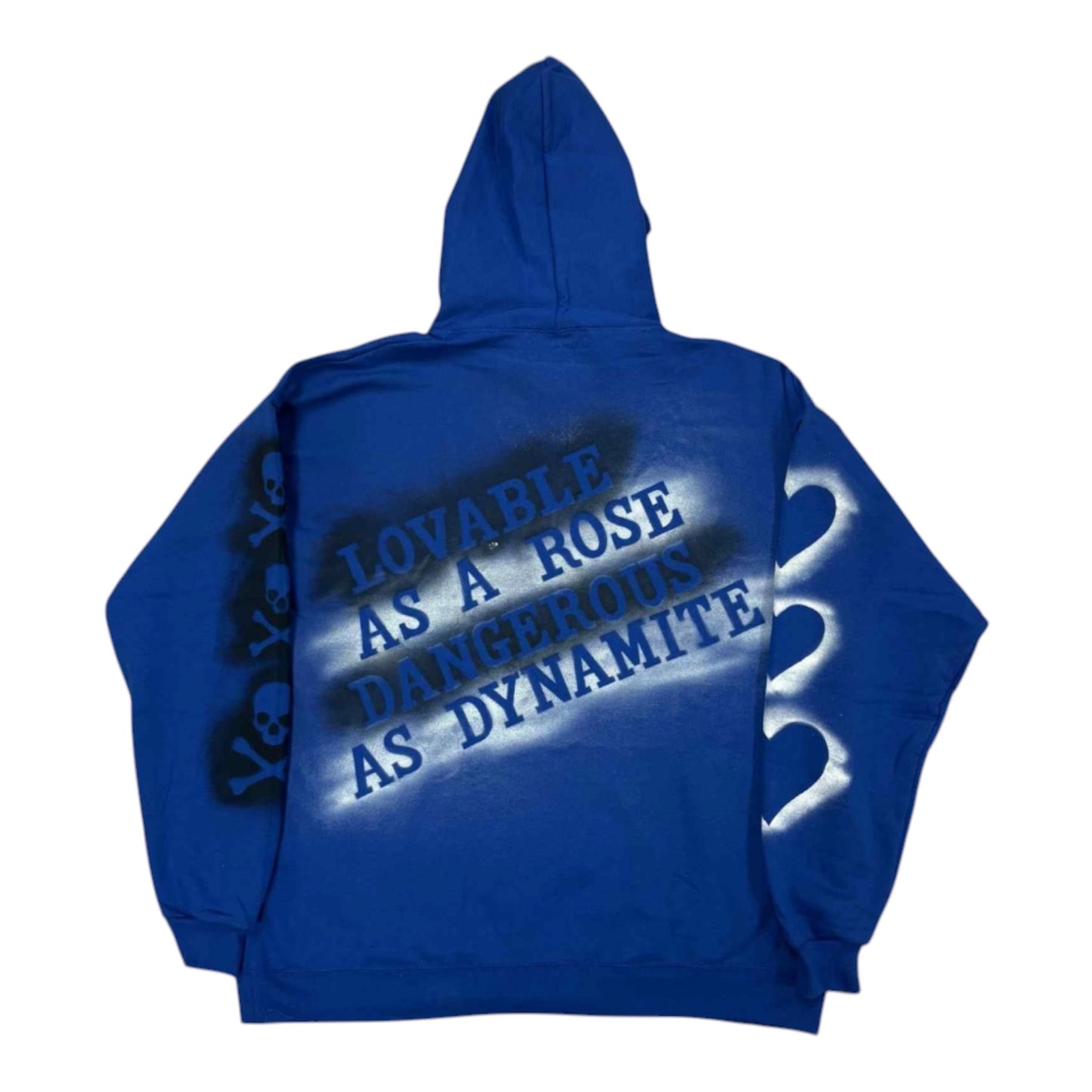 Dynamite Rose Painted Hoodie