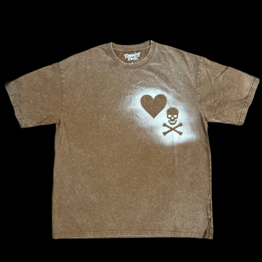 “Rock Bottom” Acid wash tee