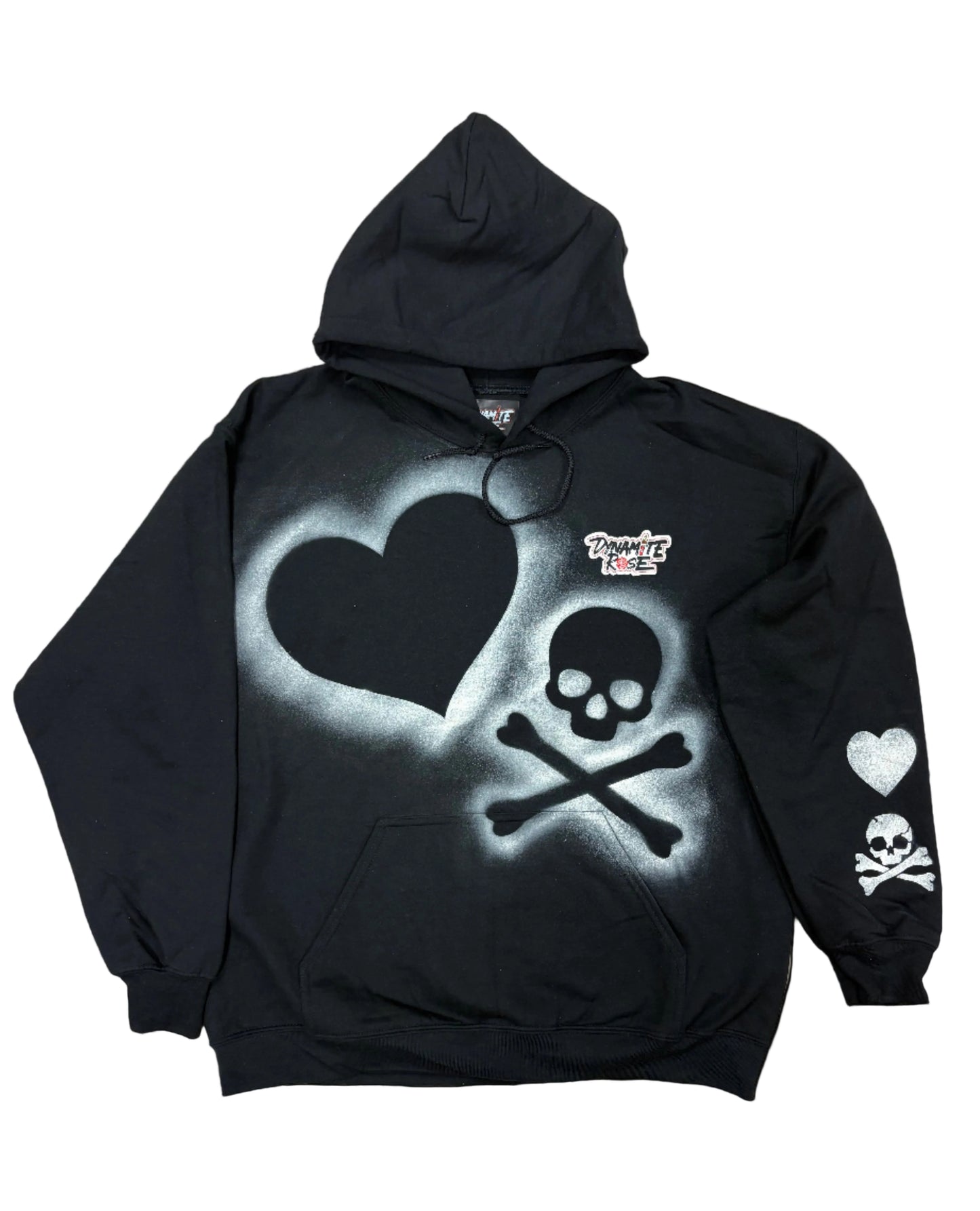 “Lovable as a rose” hoodie