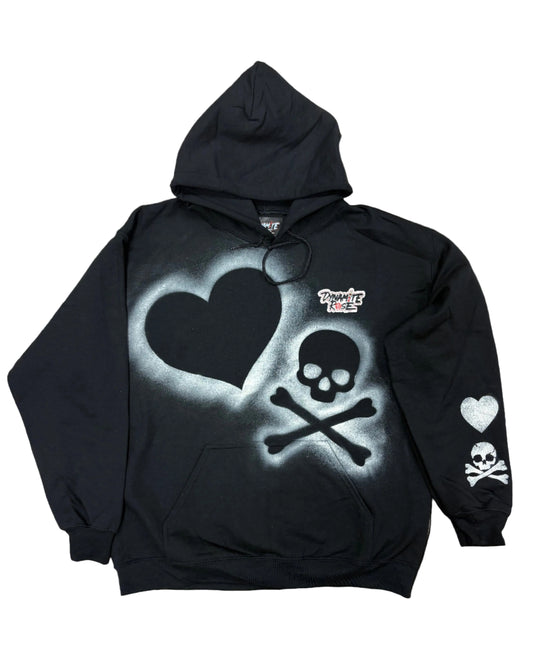 “Lovable as a rose” hoodie