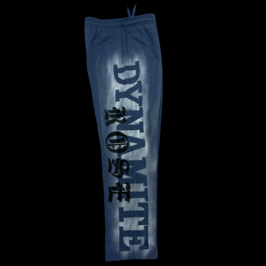 “The Blues” Open-bottom pants
