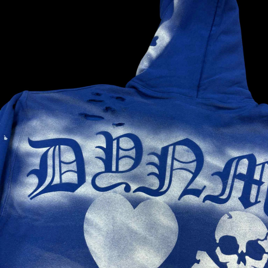 Distressed & Cropped “Your Flowers” Hoodie.