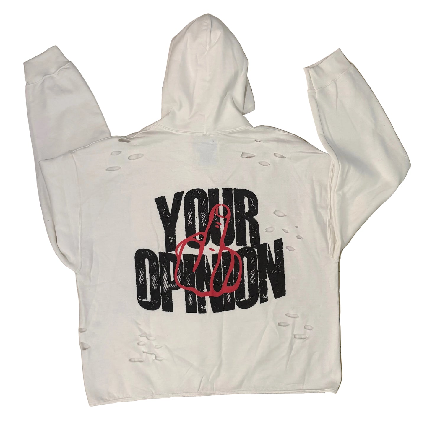 “Keep your opinion” hoodie