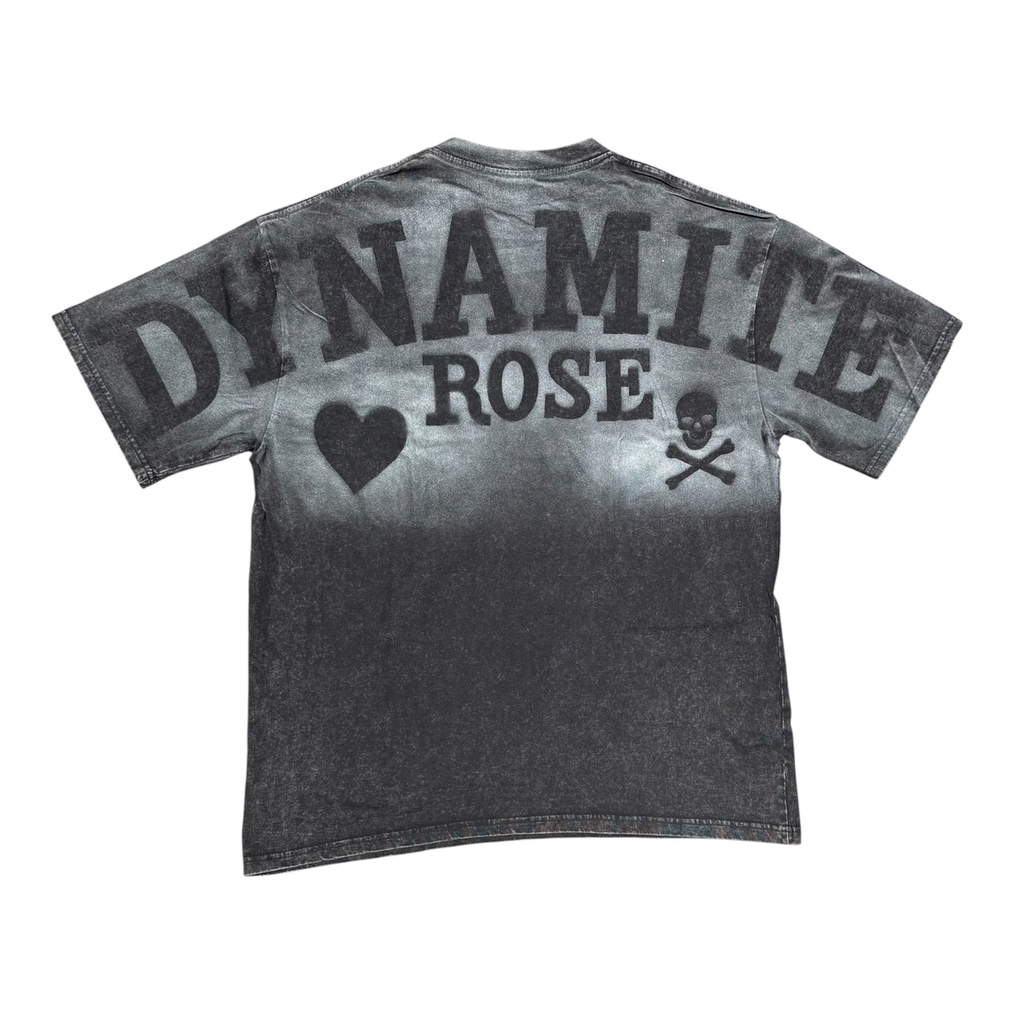 100% cotton acid wash tee