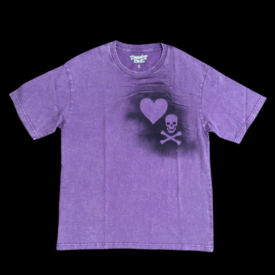 “Rock Bottom” Acid wash tee