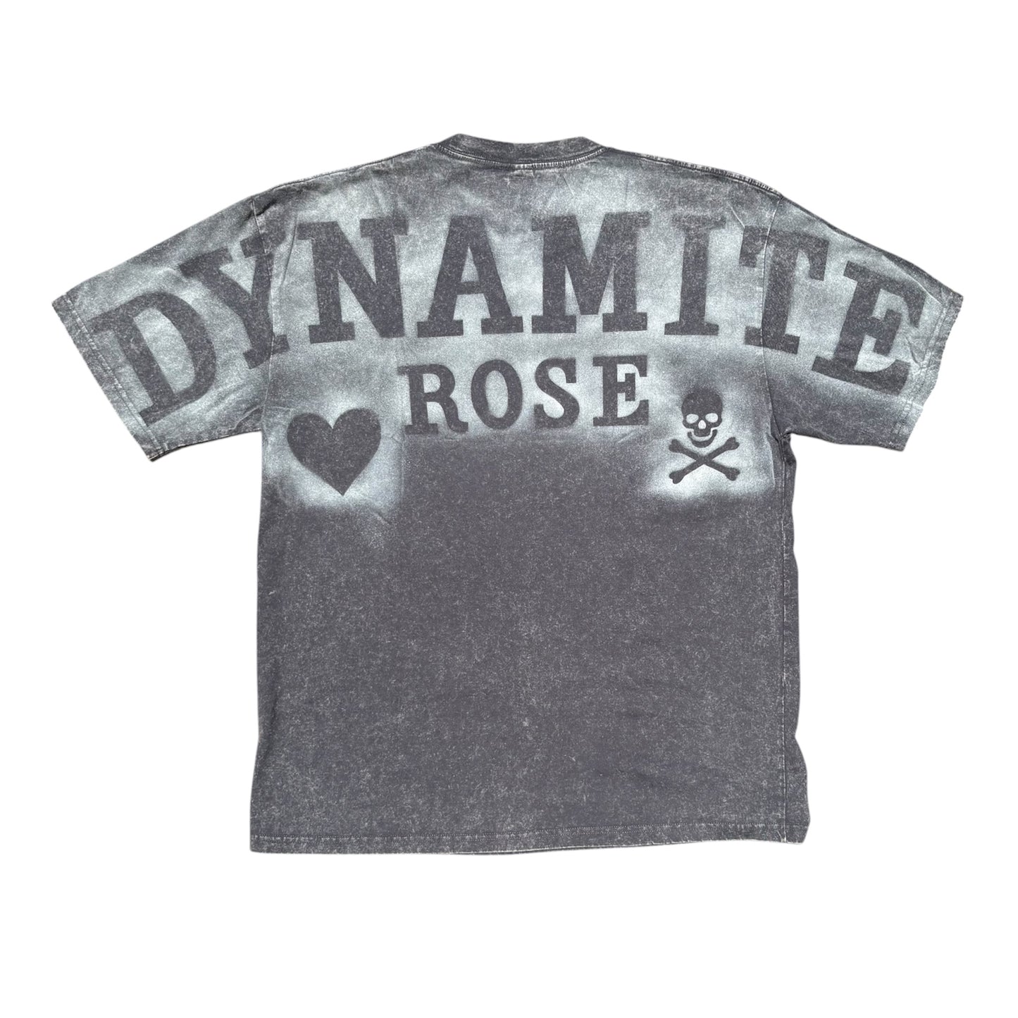 100% cotton acid wash tee