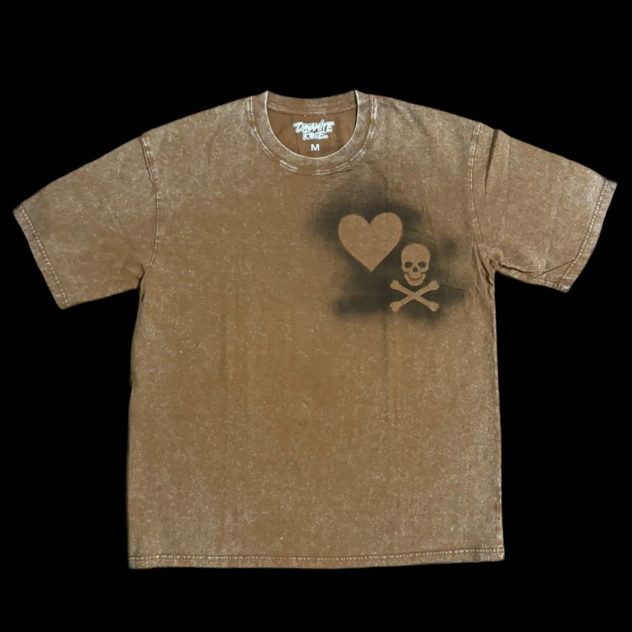 “Rock Bottom” Acid wash tee