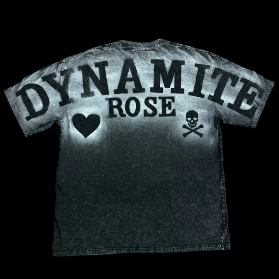 “Rock Bottom” Acid wash Tee