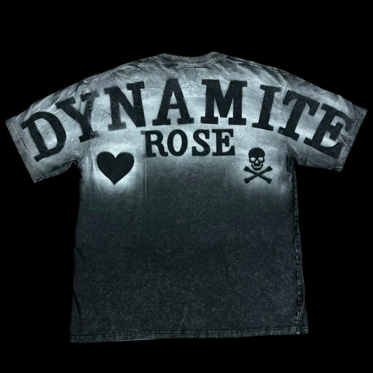 “Rock Bottom” Acid wash Tee