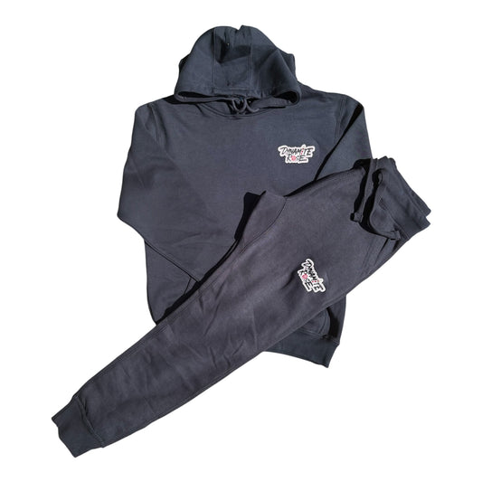 MIDNIGHT NAVY BLUE Logo Jogger set