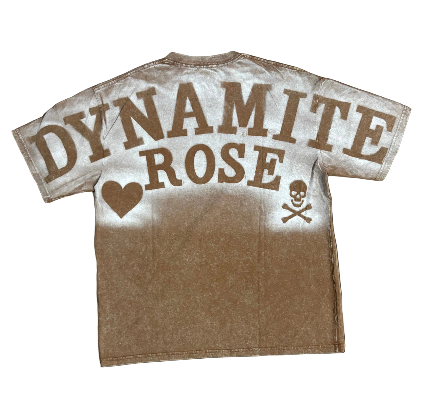 100% cotton acid wash tee