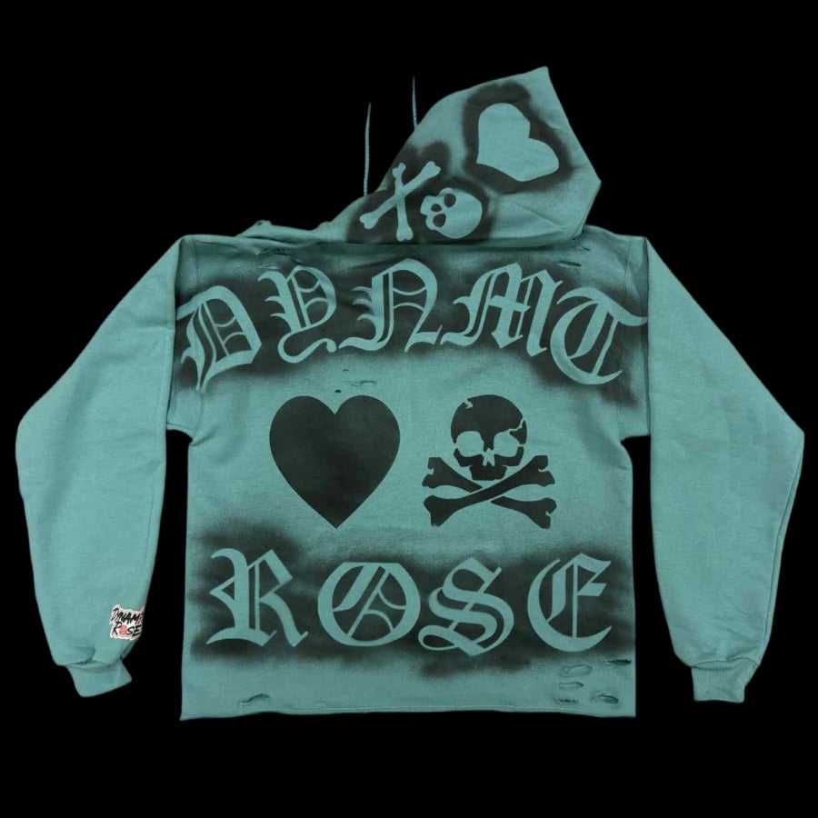 Distressed & Crooped “Your Flowers” Hoodie.